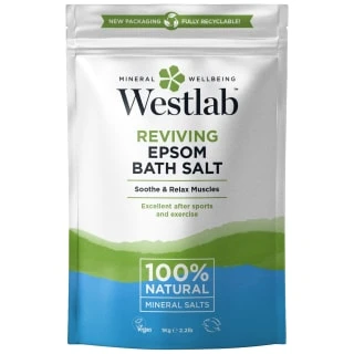 Westlab Reviving Epsom Bath Salt 1kg 1 Westlab Reviving Epsom Bath Salt 1kg
