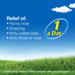 B&M Clarityn Allergy Relief Tablets 7pk -Skin Care Products 330737 clarityn allergy 10mg 7 tablets 3