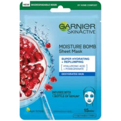 Garnier SkinActive Moisture Bomb Tissue Mask - Pomegranate