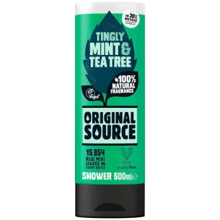 Original Source Shower Gel 500ml - Tingly Mint & Tea Tree 1 Original Source Shower Gel 500ml - Tingly Mint & Tea Tree