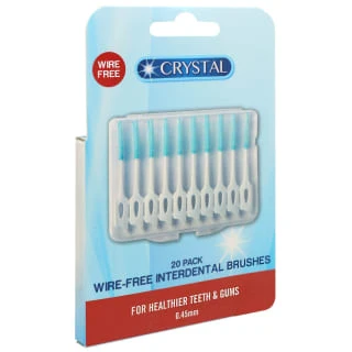 B&M Crystal Interdental Brushes 20pk 2 B&M Crystal Interdental Brushes 20pk - Image 2