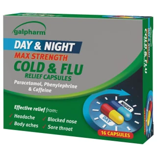 B&M Galpharm Day & Night 16pk Cold & Flu Relief Capsules 1 B&M Galpharm Day & Night 16pk Cold & Flu Relief Capsules