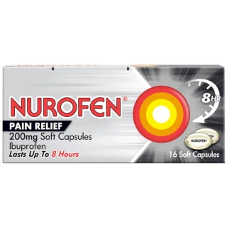 Nurofen Pain Relief Soft Capsules 16pk 1 Nurofen Pain Relief Soft Capsules 16pk