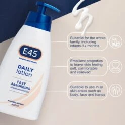 E45 Daily Lotion Skincare 400ml -Skin Care Products 377296 e45 daily lotion 400ml 3