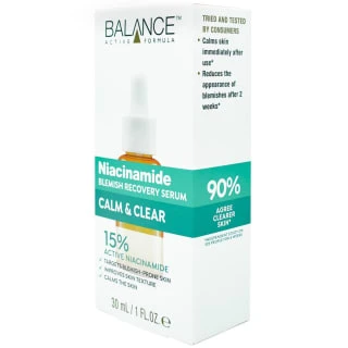 B&M Balance Niacinamide Blemish Recovery Serum 30ml 2 B&M Balance Niacinamide Blemish Recovery Serum 30ml - Image 2