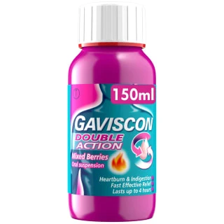 Gaviscon Double Action 150ml - Mixed Berries 1 Gaviscon Double Action 150ml - Mixed Berries