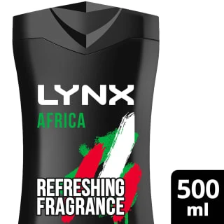 Lynx Shower Gel 500ml - Africa 2 Lynx Shower Gel 500ml - Africa - Image 2