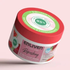Enliven Softening 3-in-1 Hair Mask 350ml - Watermelon & Pomegranate 5 Enliven Softening 3-in-1 Hair Mask 350ml - Watermelon & Pomegranate -Skin Care Products 384891 enliven mask 350ml watermelon pomegranate