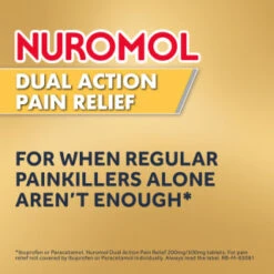 Nuromol Dual Action Pain Relief 200mg/500mg Tablets 6pk -Skin Care Products 388294 nuromol ibuprofen and paracetamol 6s