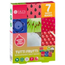 Tutti Frutti Biodegradable Sheet Masks 7pk