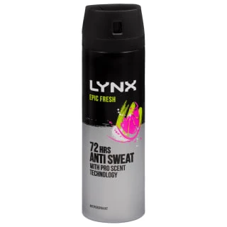 Lynx Epic Fresh Deodorant Body Spray 200ml 1 Lynx Epic Fresh Deodorant Body Spray 200ml