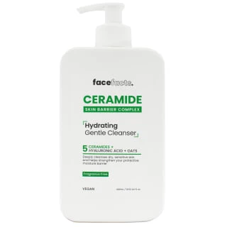 B&M Face Facts Ceramide Hydrating Face Cleanser 400ml 1 B&M Face Facts Ceramide Hydrating Face Cleanser 400ml