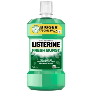 Listerine Daily Mouthwash 750ml - Fresh Burst 1 Listerine Daily Mouthwash 750ml - Fresh Burst