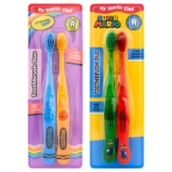 Crayola Toothbrush 2pk -Skin Care Products 397786 2pk toothbrush set group