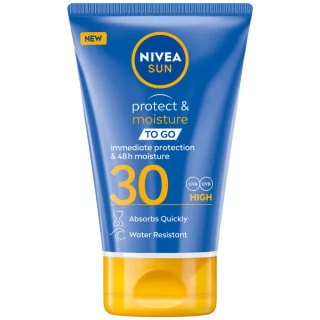 Nivea Protect & Moisture To-Go Sun Cream Spf 30 50ml 1 Nivea Protect & Moisture To-Go Sun Cream Spf 30 50ml