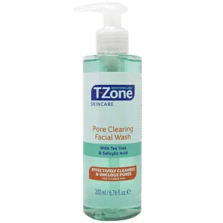 B&M T-Zone Pore Clearing Facial Wash 200ml 1 B&M T-Zone Pore Clearing Facial Wash 200ml